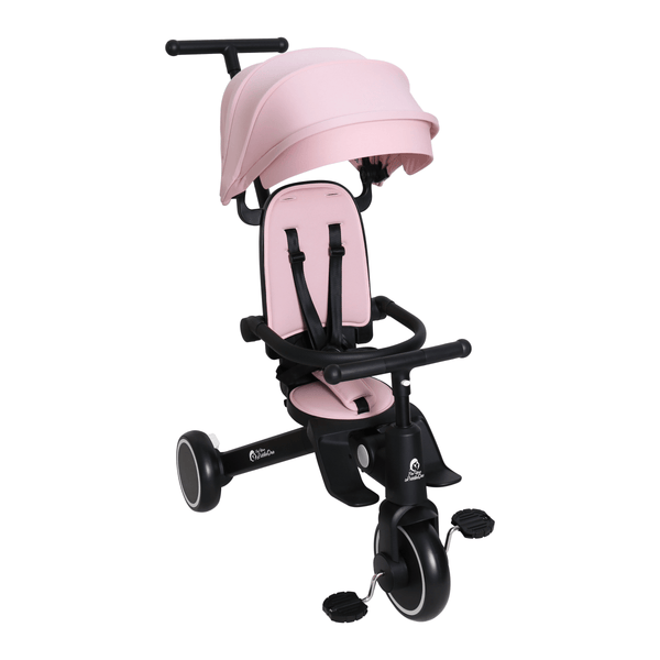 Foryourlittleone Xplor 6 in 1 Foldable Trike - Pastel Pink (10m-5y)