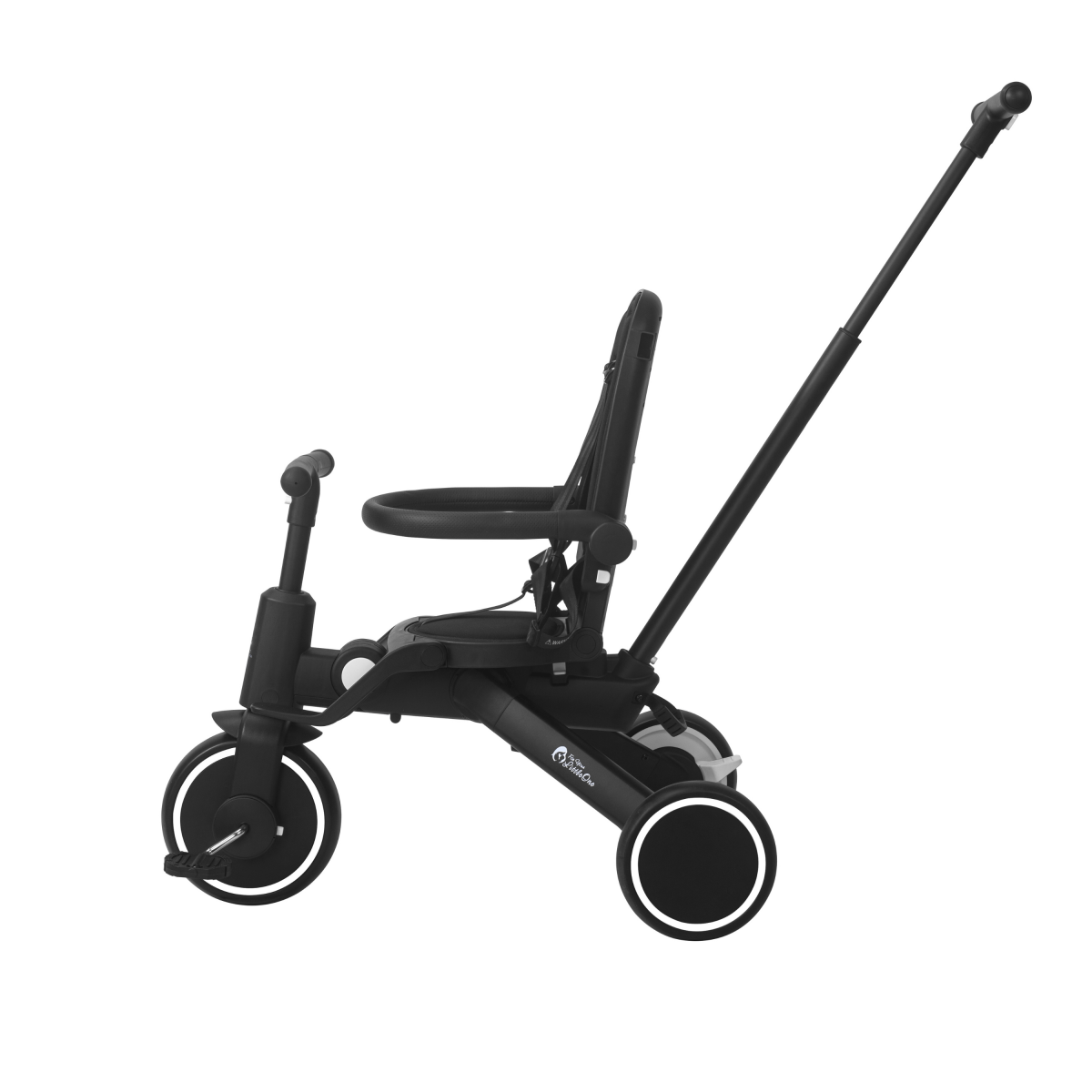 Foryourlittleone Xplor Plus 6 in 1 Foldable Trike - Jet Black (10m-5y)
