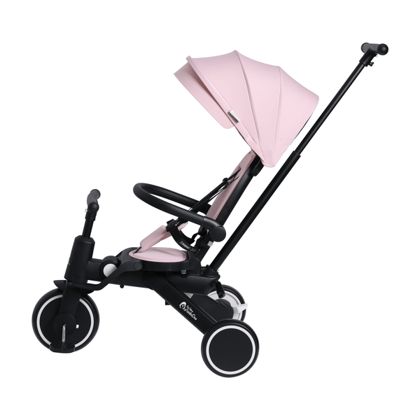 Foryourlittleone Xplor Ultimate 6 in 1 Foldable Trike - Pastel Pink (10m-5y)
