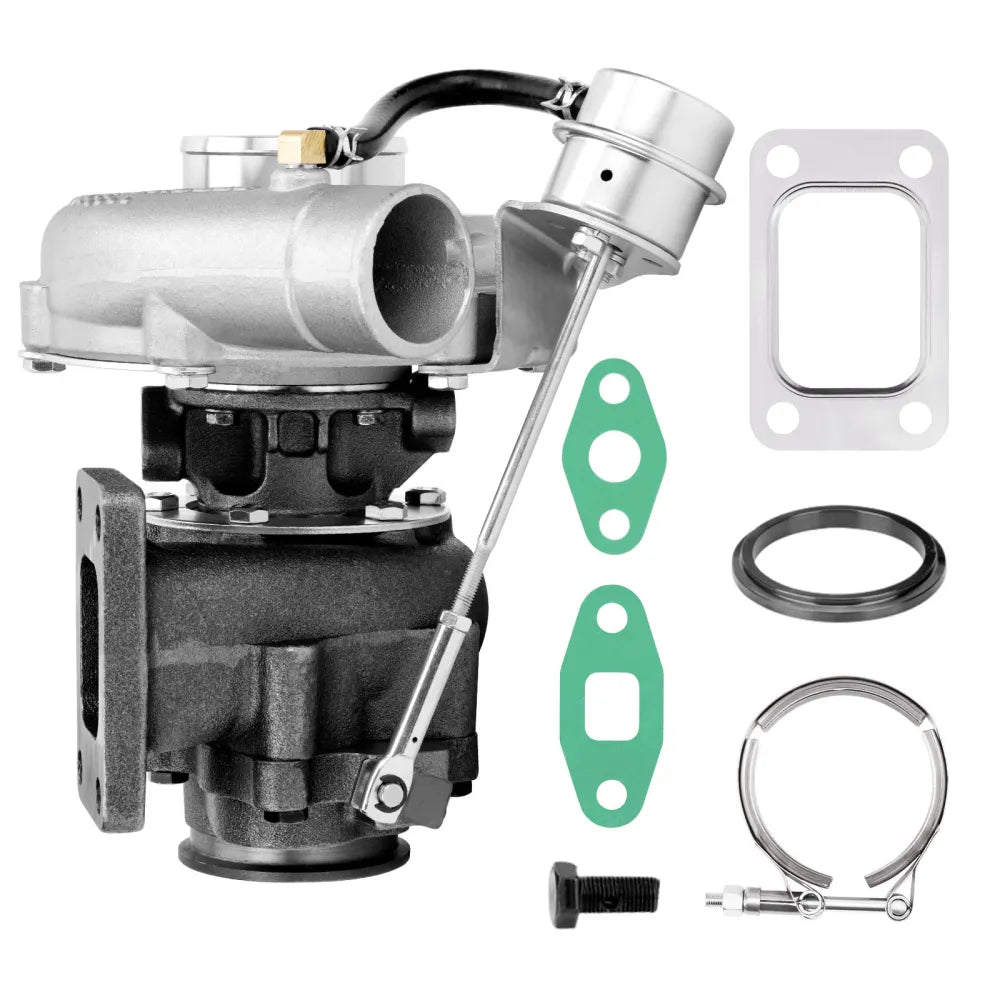 MXPR T3 T04E V-band Turbo Charger Transporter 0.63 AR Oil Drain Return FEED Line