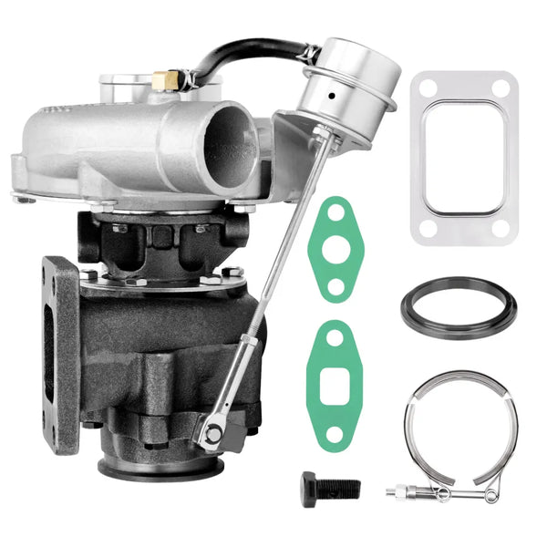 MXPR T3 T04E V-band Turbo Charger Transporter 0.63 AR Oil Drain Return FEED Line