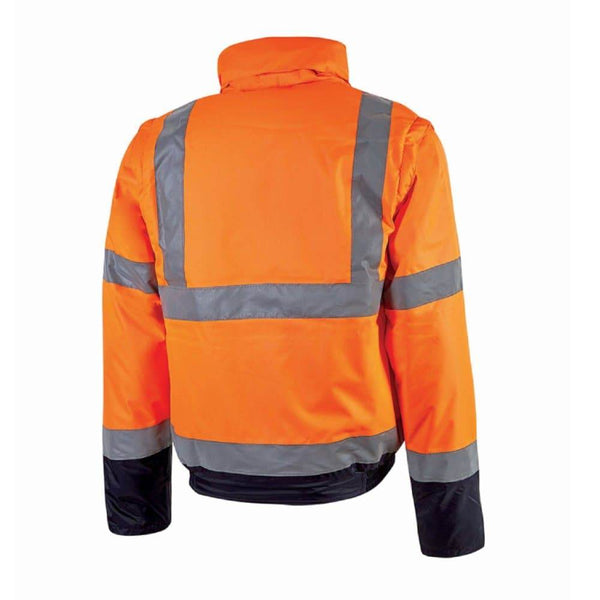 U-POWER CRAFTY HI-VIS WATERPROOF BOMBER JACKET