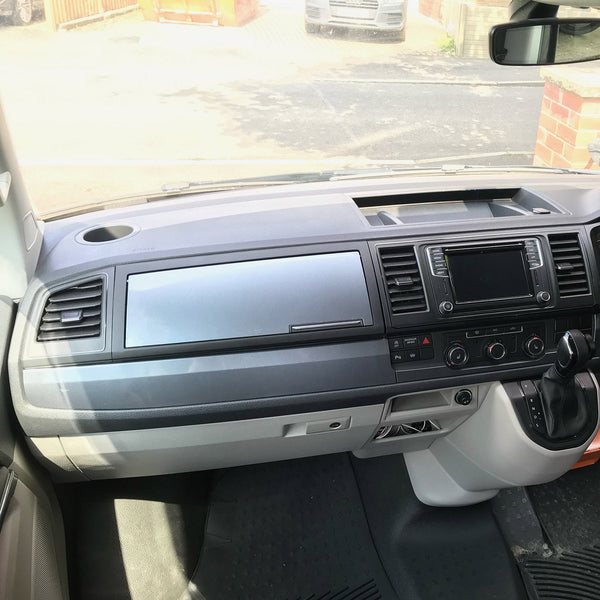 For VW Transporter T6 RHD Lower Dash Trim Gun Metal Grey – Interior Styling Accessories