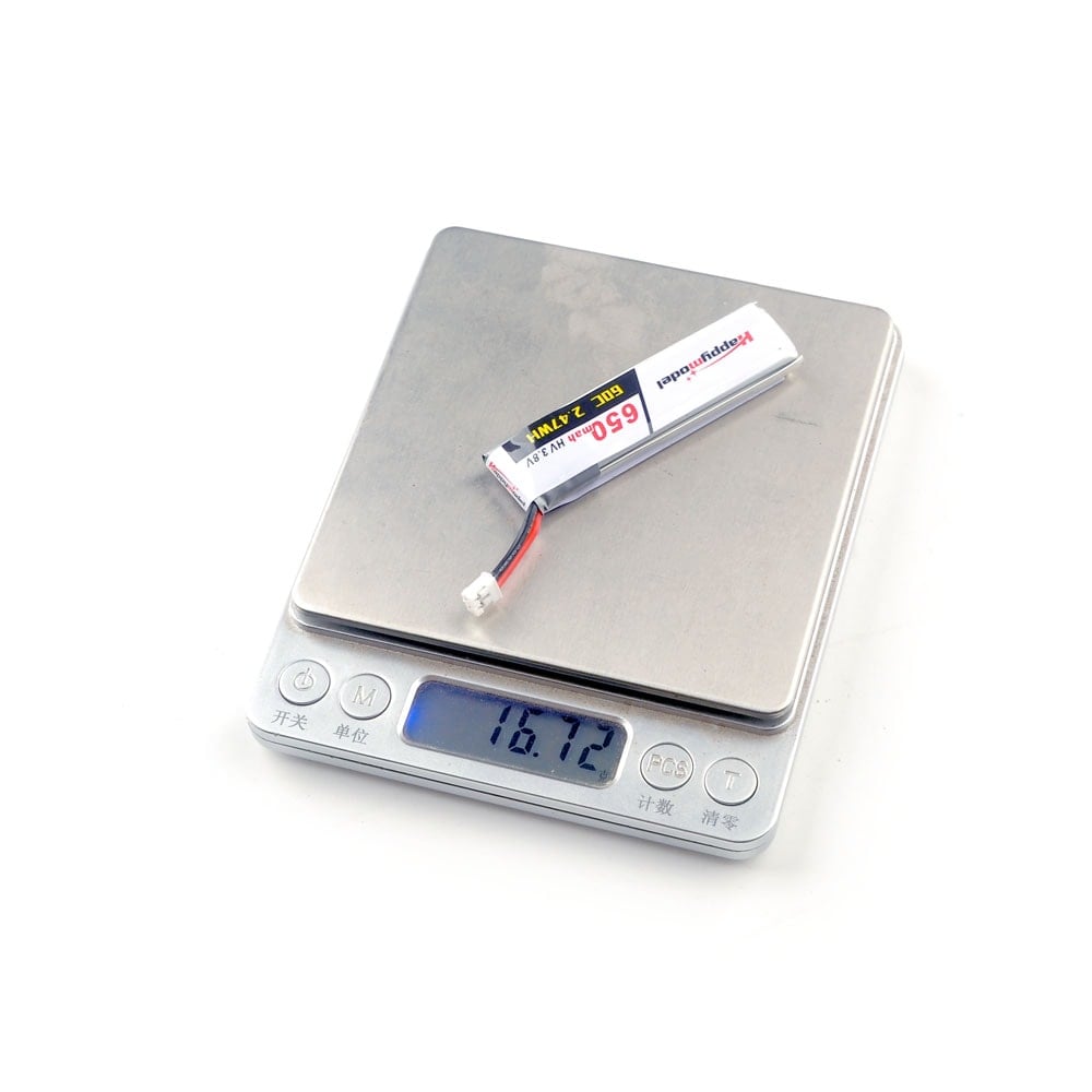 650mAh 1S HV 30C Lipo Battery for Moblite7