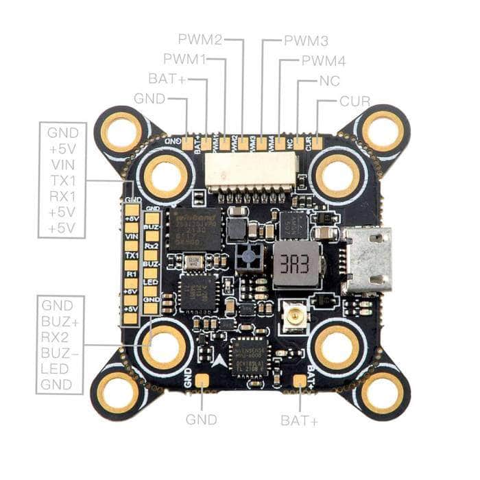 Happymodel Pancake 2-6S F4 12A AIO Whoop Flight Controller w/ ELRS RX & OpenVTX