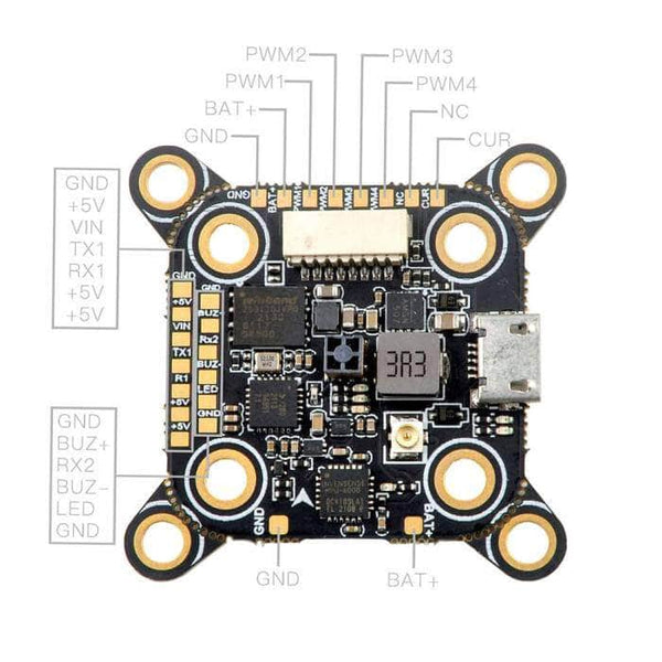 Happymodel Pancake 2-6S F4 12A AIO Whoop Flight Controller w/ ELRS RX & OpenVTX