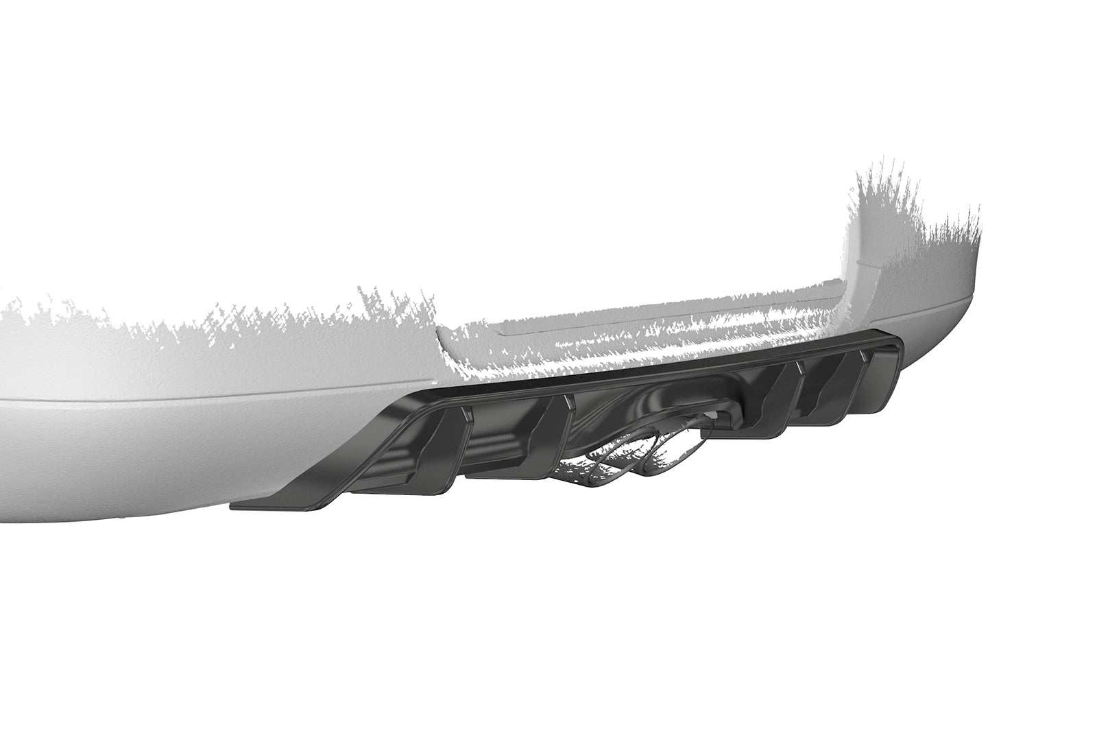 CSR Porsche Boxster 986 Rear bumper diffuser splitter apron ABE HA420-M in Matte Carbon Finish - Ready to Fit