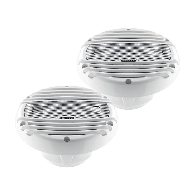 Hertz HMX 6.5 Coaxial Speakers — White, IP65, 150W/75W | 4Boats