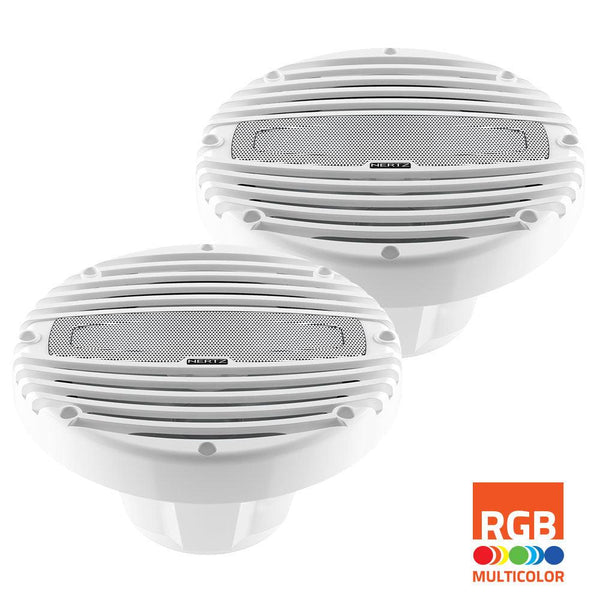 Hertz HMX 8 LD 8" RGB LED Marine Coaxial Speakers IP65 | 4Boats