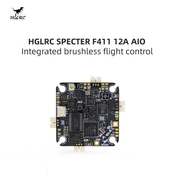 HGLRC Specter F411 12A AIO Flight Controller (ELRS+VTX)