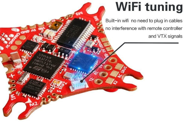 HGLRC Zeus5 AIO 1-2S F411 Flight Controller 5A BL_S 4in1 ESC with WiFi Function