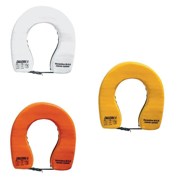 Horseshoe Lifebuoy Basic I – Orange Cover with Clip | 4Boats