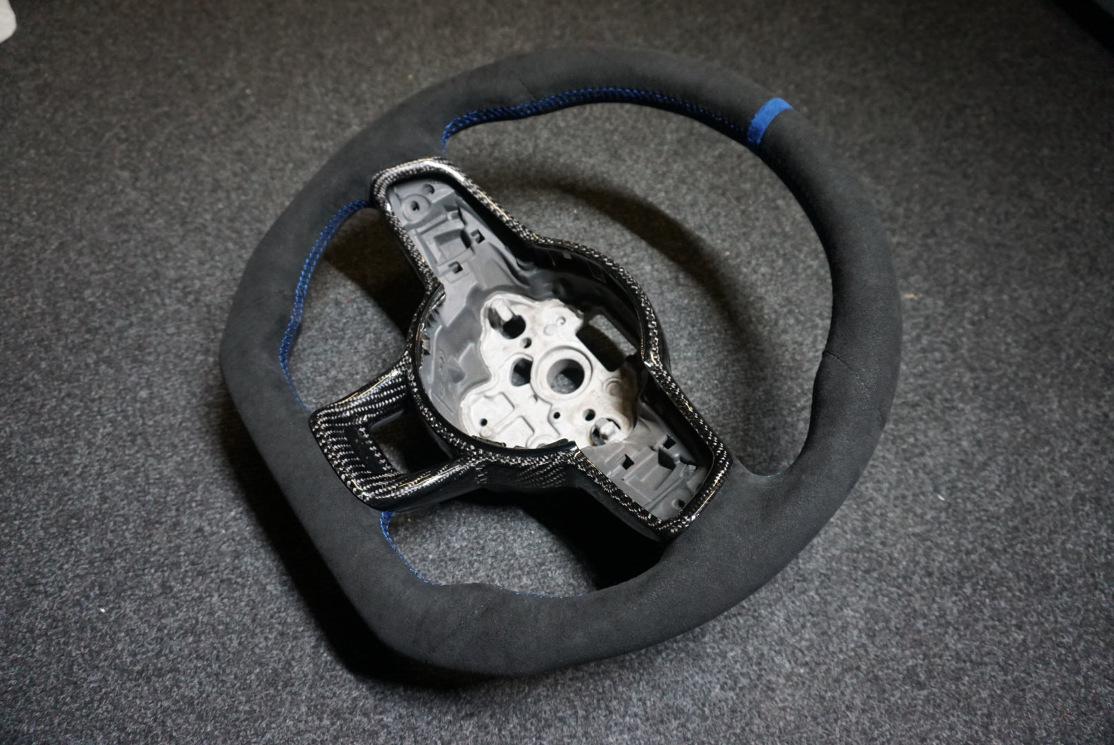 Volkswagen Polo MK5 6C Bespoke Custom Alcantara / Leather Steering Wheel (CUSTOM / GTI / R Line / GT 2014 - 2017 Models)