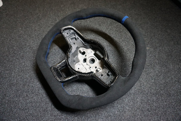 Volkswagen Polo MK5 6C Bespoke Custom Alcantara / Leather Steering Wheel (CUSTOM / GTI / R Line / GT 2014 - 2017 Models)