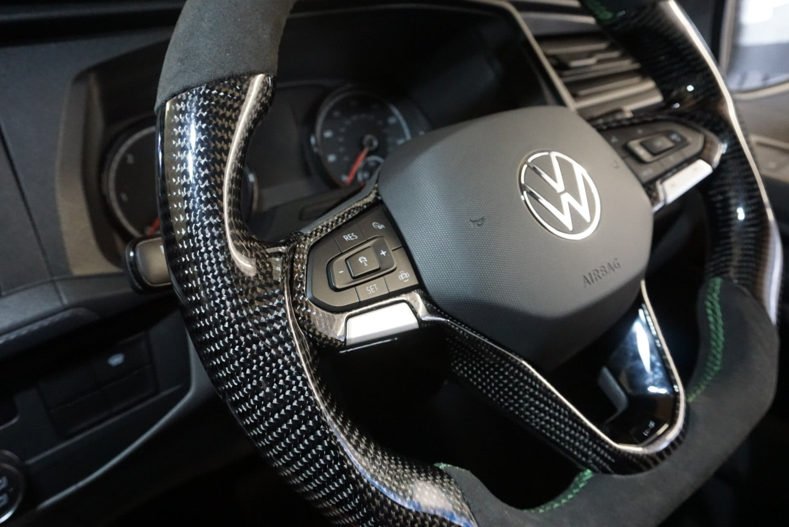 Volkswagen Golf MK8 Carbon Fibre Steering Wheel (2020+ Models)