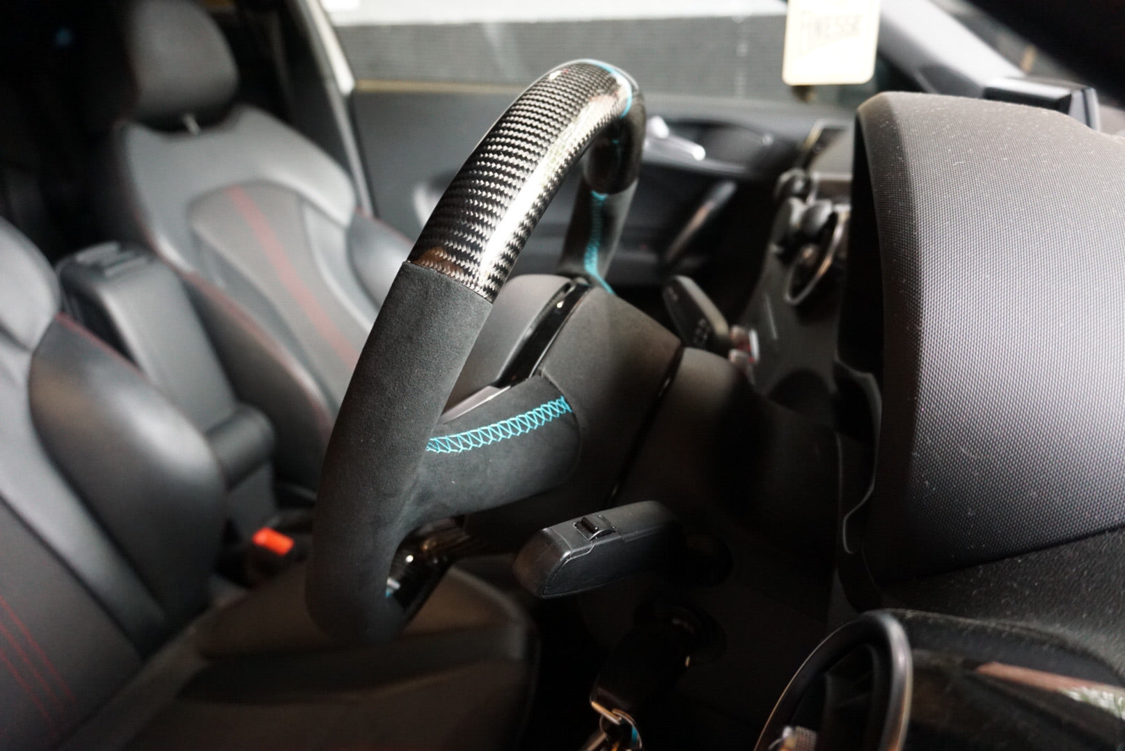 Audi A1 / S1 8X Carbon Fibre Custom Flat Bottom Steering Wheel (2010 - 2018)