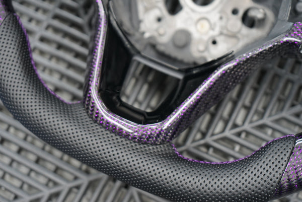 Volkswagen Transporter T6.1 Carbon Fibre Steering Wheel (2020+ Models)