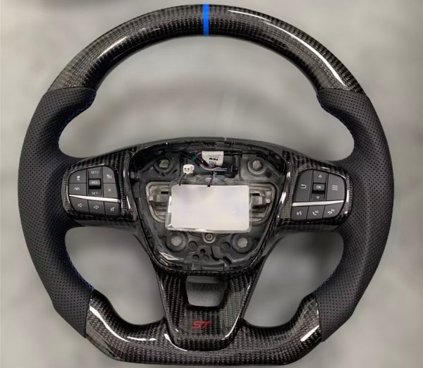 Ford Focus MK4 ST / RS Carbon Fibre Steering Wheel (Custom 2019 - Present)