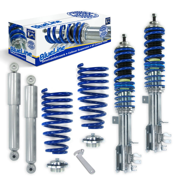 JOM Blueline Lowering Coilovers Fiat 500 Typ 312 1.2 8V 1.3 1.4 16V, incl. Abarth 2007+