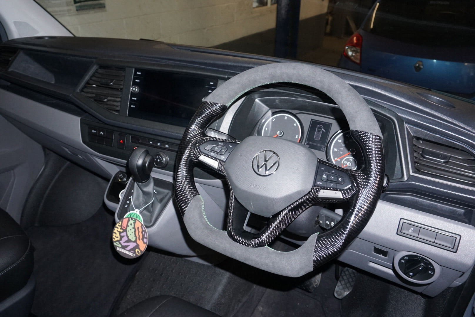 Volkswagen Transporter T6.1 Carbon Fibre Steering Wheel (2020+ Models)