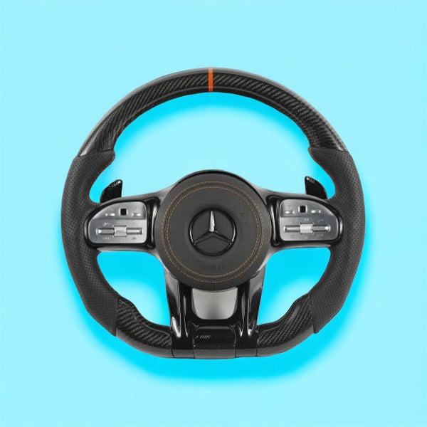 Mercedes Benz E Class Custom Carbon Fibre Steering Wheel (2017 - 2021 Models W213 +OTHER)