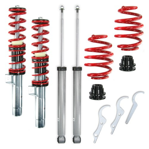 JOM Redline Lowering Coilovers BMW E46 3-Series 4 & 6 cylinder all models year 1998 - 2005