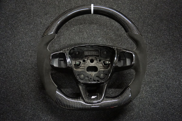 Ford Fiesta MK8 / MK8.5 Carbon Fibre Custom Steering Wheel (MK8 2018 - Present)