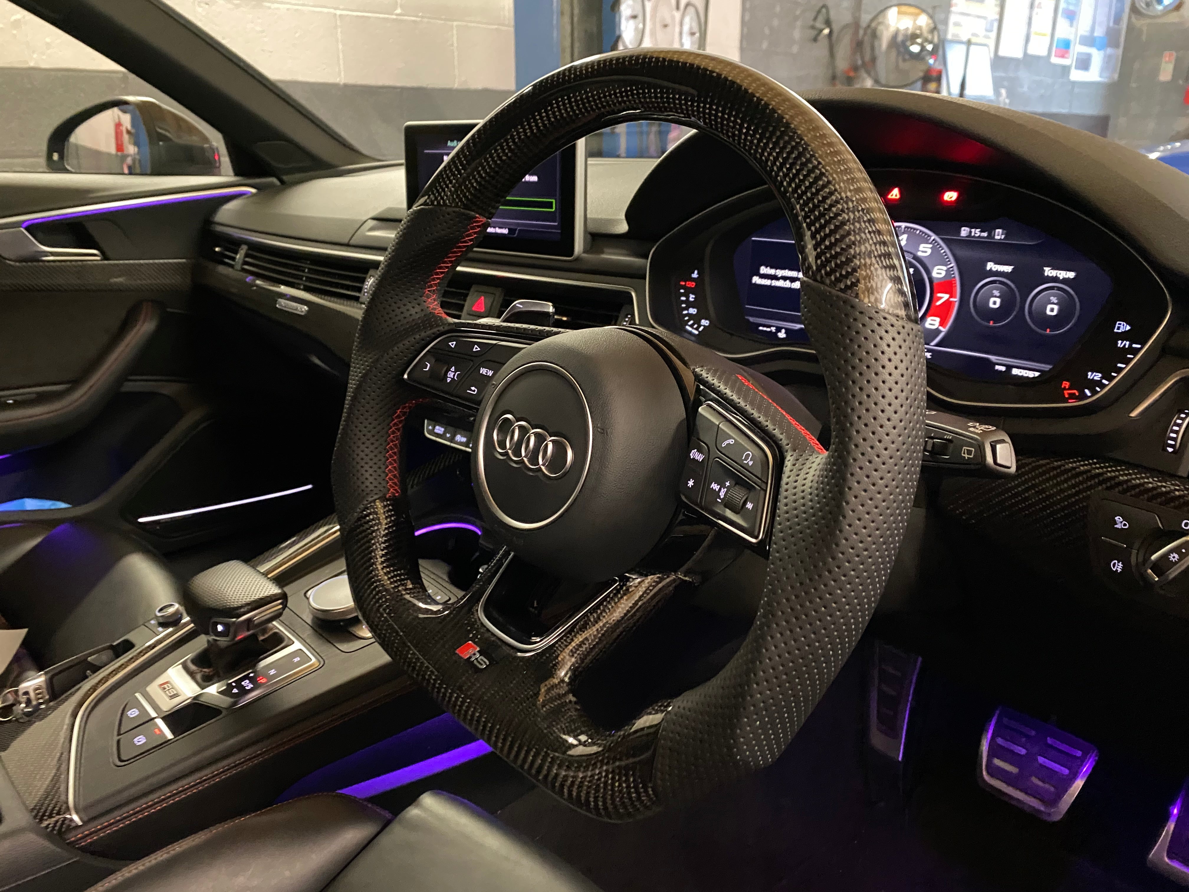 Audi A4 / S4 / RS4 B9 Carbon Fibre Custom Steering Wheel (2017+)