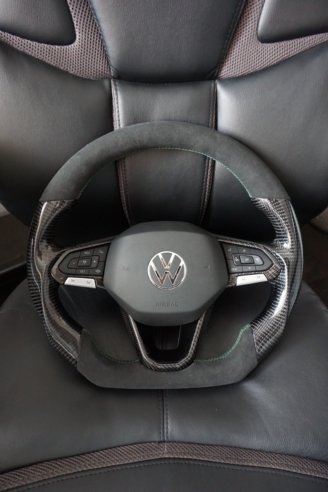 Volkswagen Golf MK8 Carbon Fibre Steering Wheel (2020+ Models)