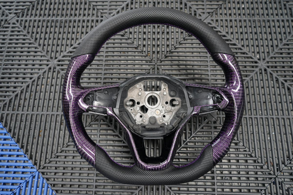 Volkswagen Transporter T6.1 Carbon Fibre Steering Wheel (2020+ Models)