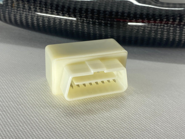 Volkswagen Polo 6C GTI / GT / R Line LED Display Carbon Fibre Steering Wheel (LED CUSTOM / 2014 - 2017 Models)