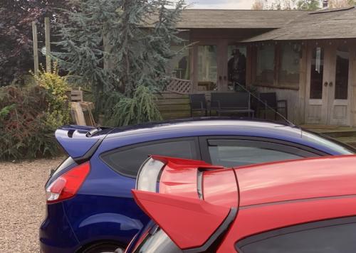 DS Ford Fiesta Mk7 7.5 BIG Rear Wing Boot Tail Riser Spoiler 08-17 inc ST