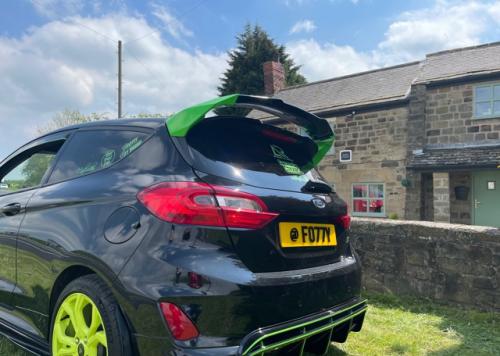 DS Ford Fiesta Mk8 8.5 ST & ST-Line S-RR Spoiler Rear Wing Boot Tail Spoiler