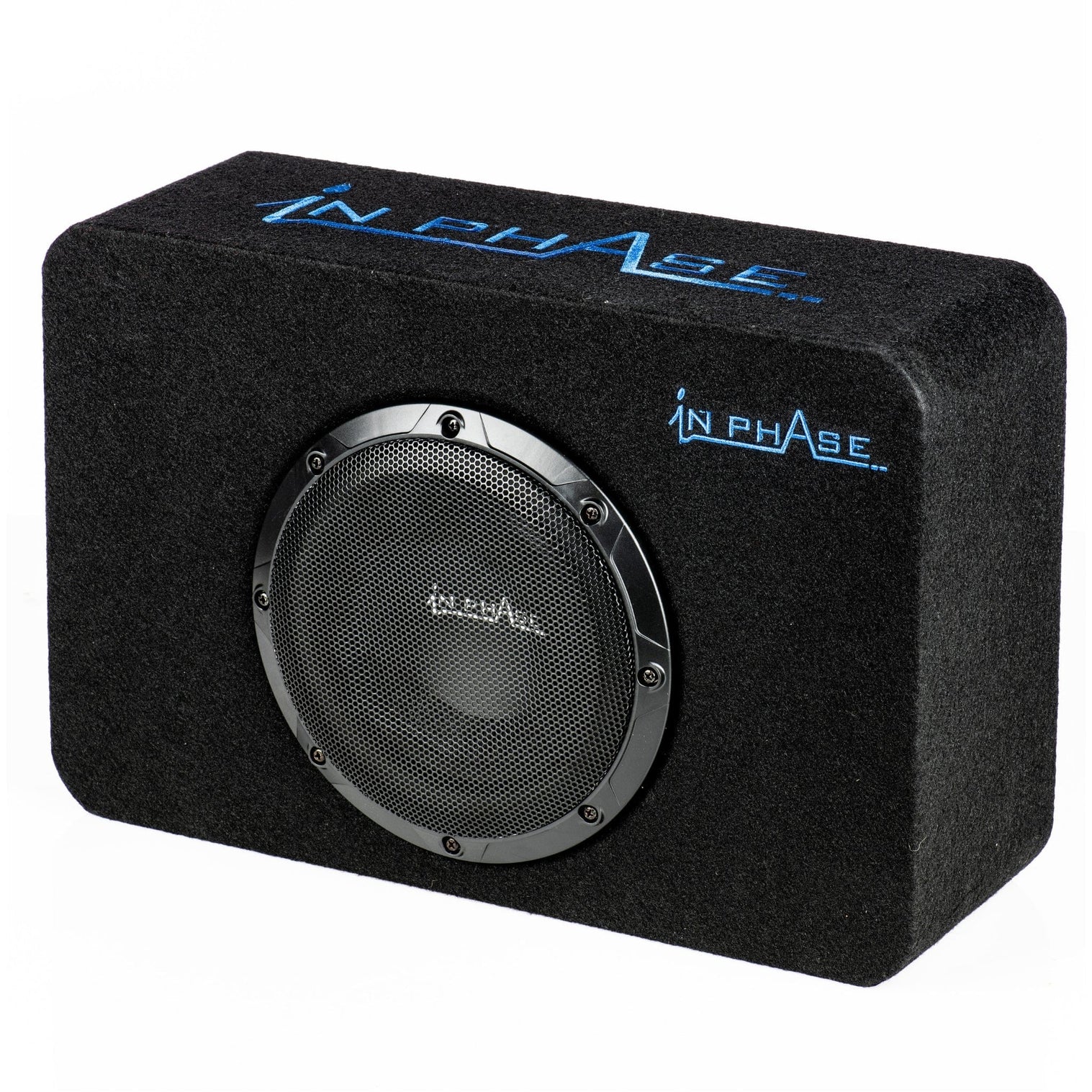 In Phase XTB-8A 600W Active Amplified Subwoofer Enclosure with Built in Class D Amp Bass Remote and Quick Release Connections 5060801411943