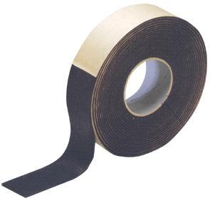 Vinyl Foam Thermal & Sound Insulating Tape 25mm x 5m – Black | 4Boats