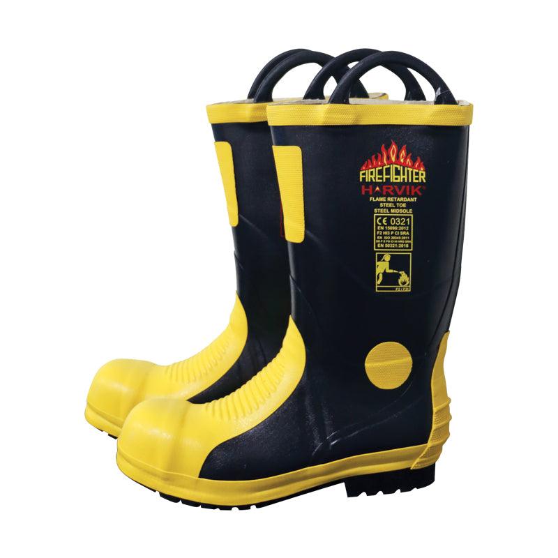 Fireman's Boots No 43-44 SOLAS/MED — Waterproof Steel Toe | 4Boats