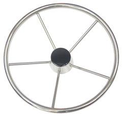 Stainless Steel Steering Wheel with Cap 457 mm | 4Boats