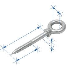 Eye Wood 316 Inox Wood Screw 8×60 mm | 4Boats