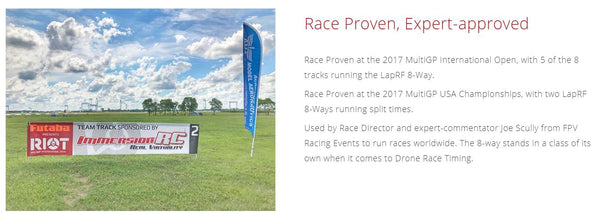 LapRF 8-Way Event Race Timing System