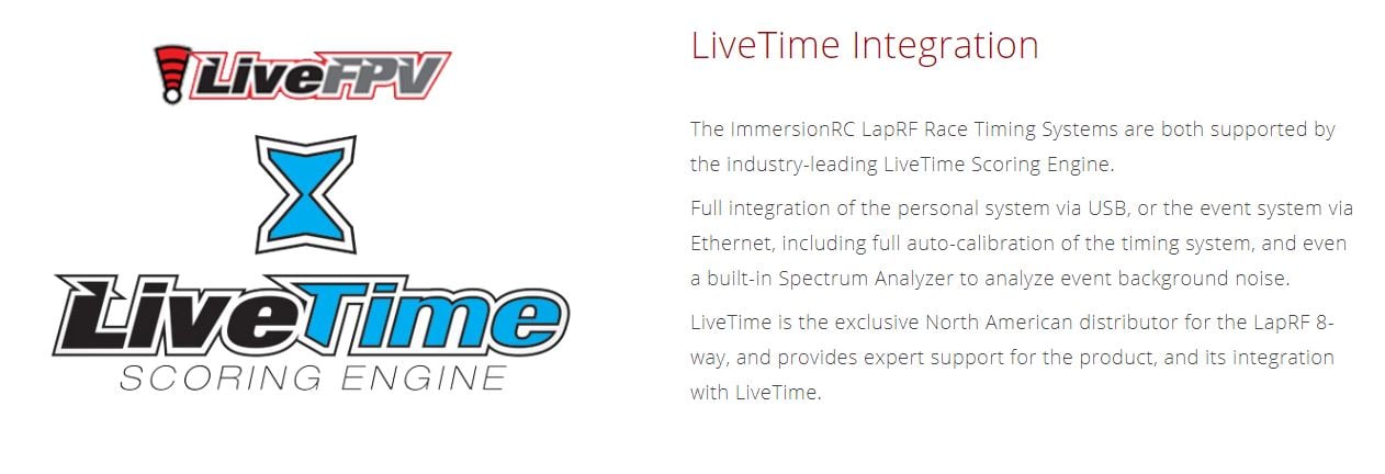 LapRF 8-Way Event Race Timing System