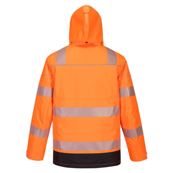 PORTWEST PW367 PW3 HI-VIS BREATHABLE 5-IN-1 JACKET
