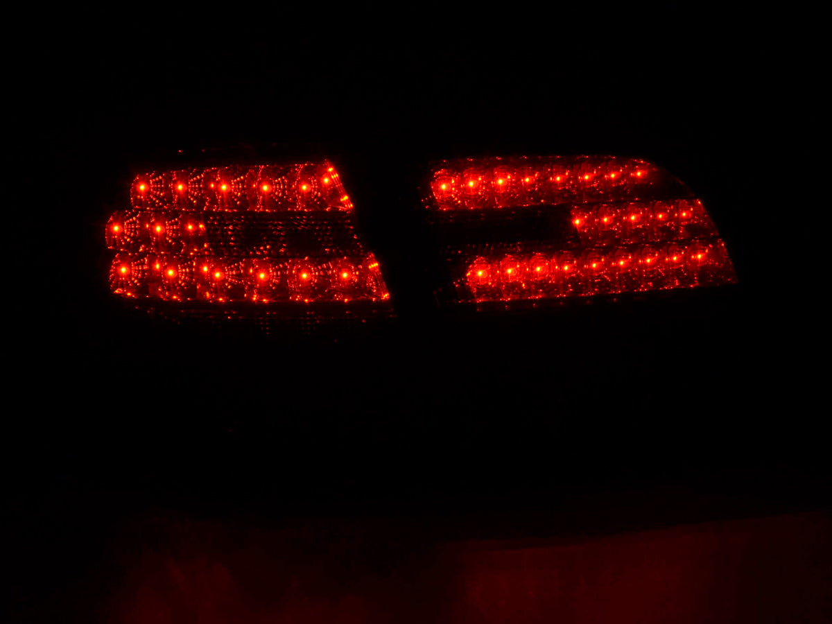 FK Pair LED Rear Lights Taillights LED Lightbar DRL Audi A4 B7 8E Avant 04-08 black LHD