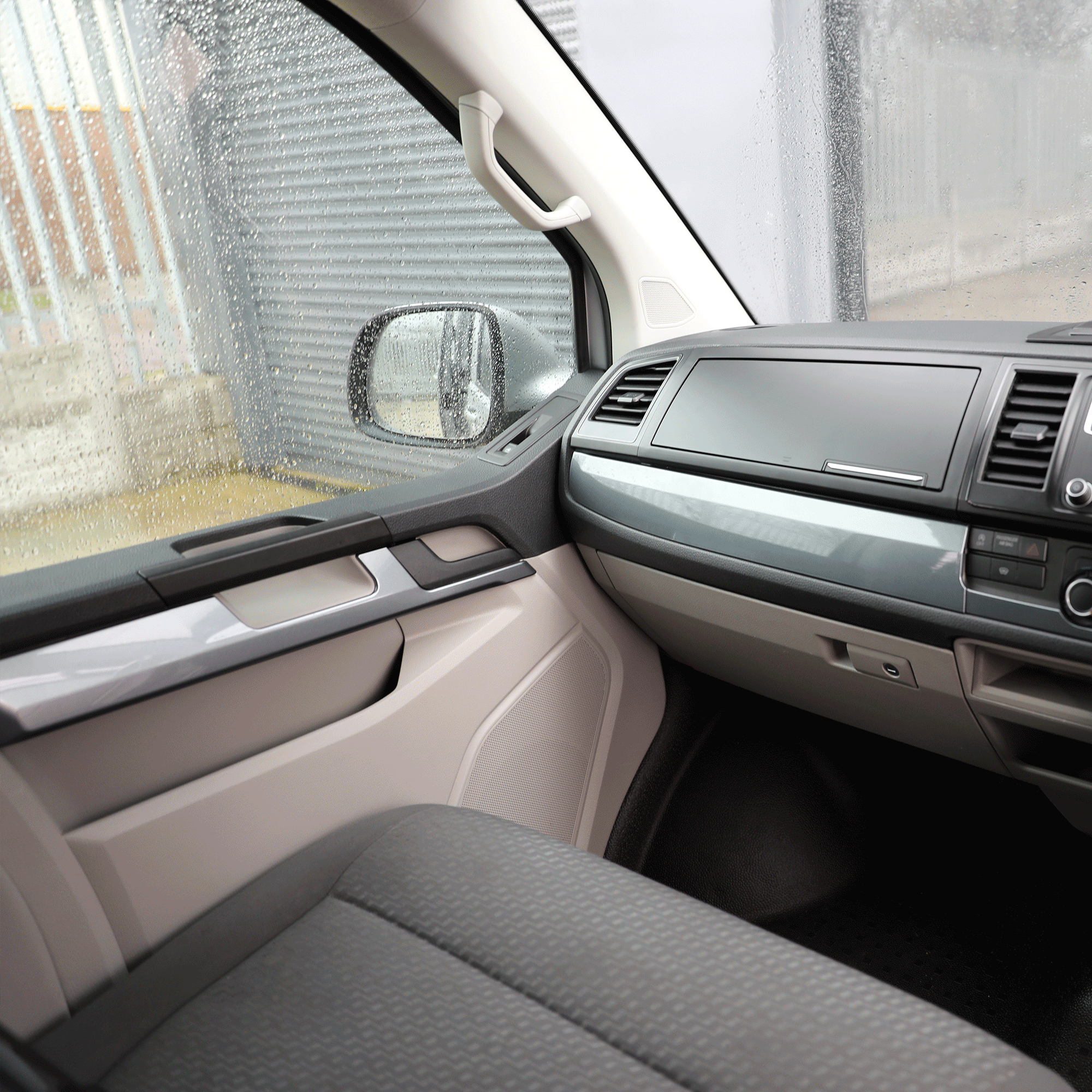 For VW Transporter T6 RHD Lower Dash Trim Gun Metal Grey – Interior Styling Accessories