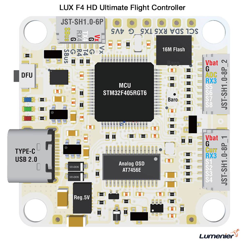 Lumenier LUX F4 HD Ultimate Flight Controller