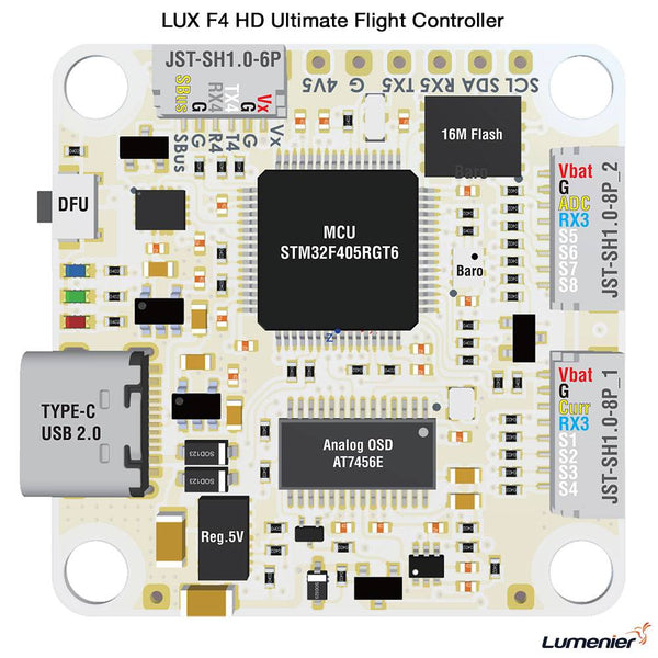 Lumenier LUX F4 HD Ultimate Flight Controller
