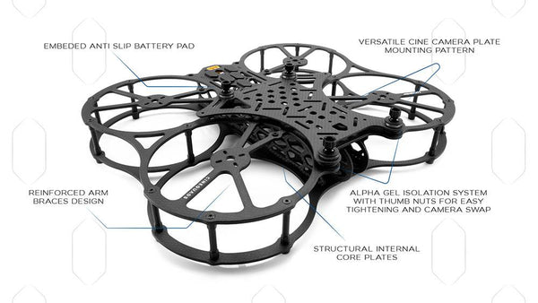 Lumenier QAV-PRO Whoop 5" Cinequads Edition Frame