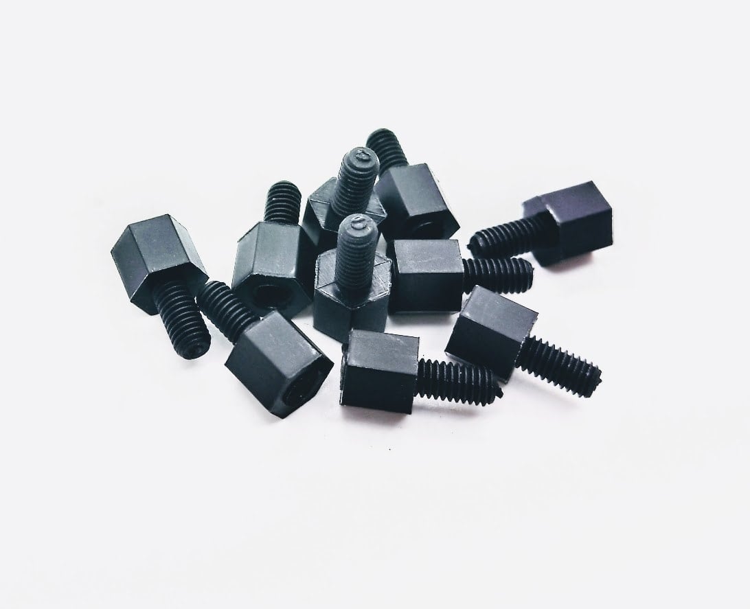 10x M3 x 5mm Nylon Standoff Pack