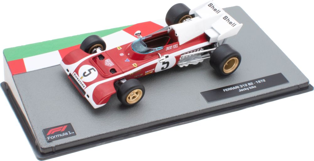 Ferrari 312 B2 #5 F1 1972 Jacky Ickx 1:43 Scale Diecast Model