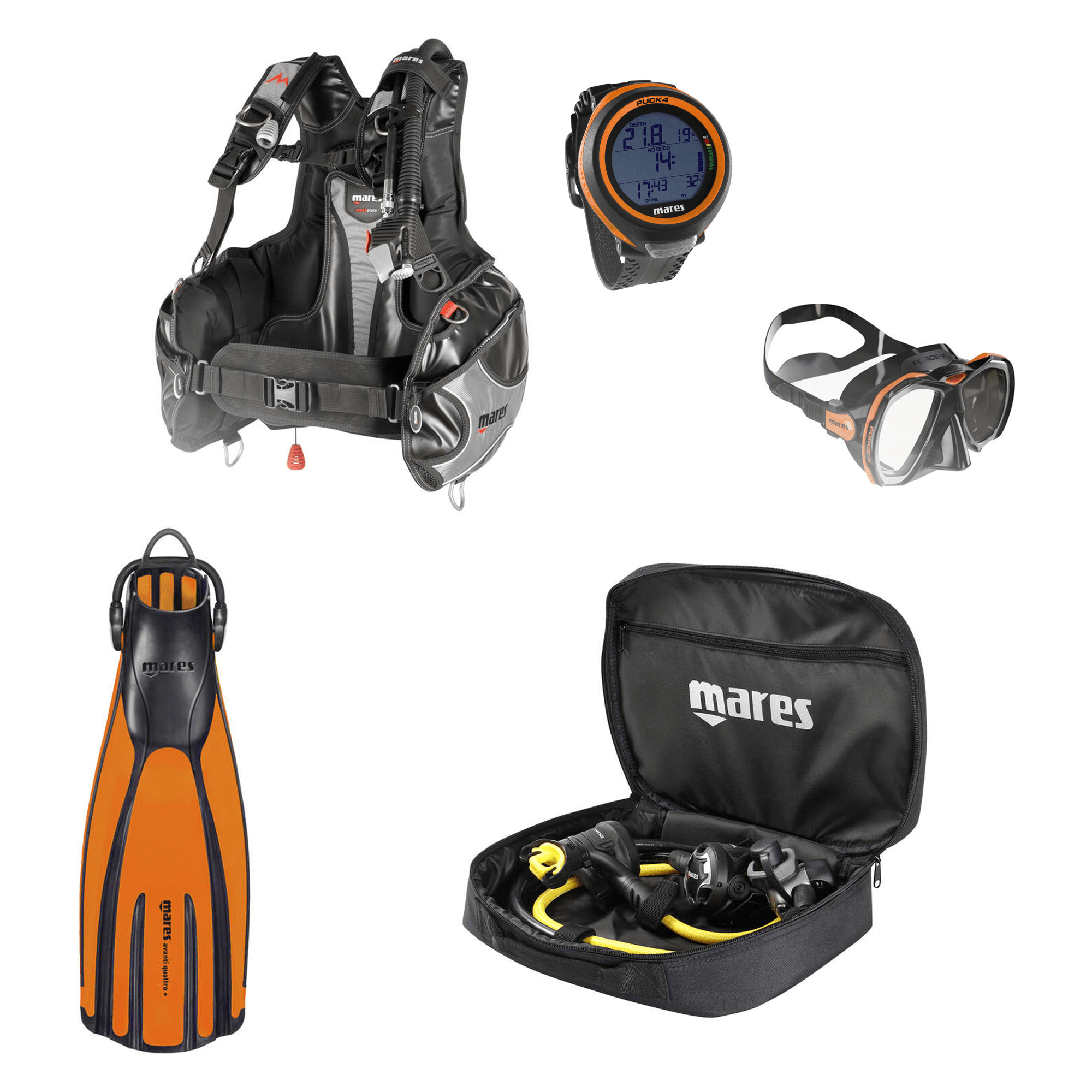 Mares Starter Kit - BCD - Regs - Mask