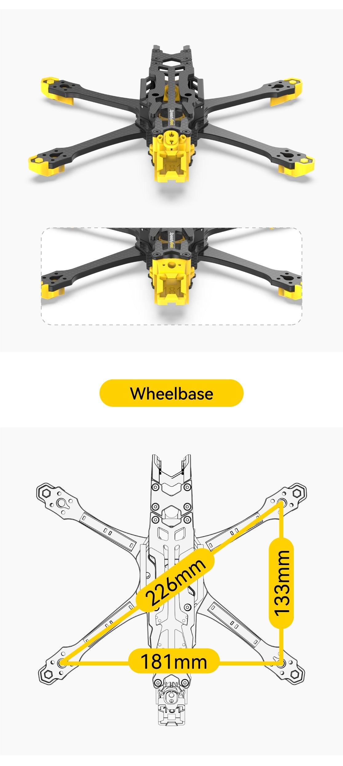 SpeedyBee Master 5 V2 Frame